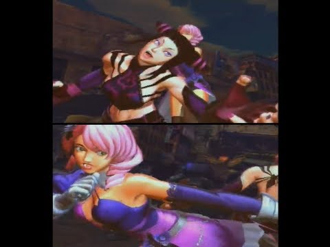 Street Fighter X Tekken - Juri & Alisa - Cross Art & Cross Assault