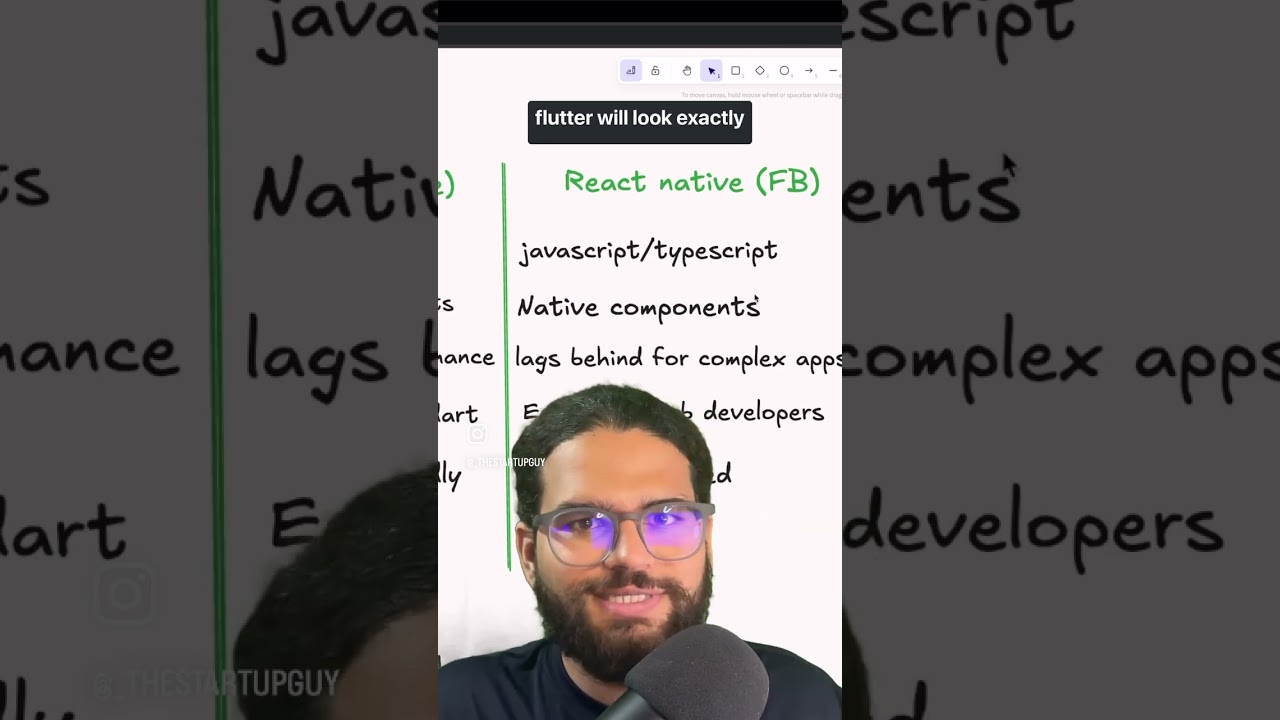 Flutter vs React Native #tech #coding #programminglanguage #career #programming