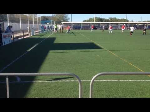 Tercer gol del Rayo SAB contra el Sporting Ribarroja. Es el 2-3.