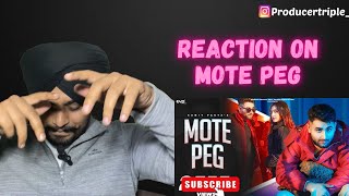 Reaction on MOTE PEG (Official Video) : Sumit Parta | Isha Sharma | New Haryanvi Song 2023Real Music