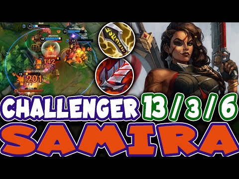 Wild Rift Samira - Samira Vs Top 1 Xayah Challenger Gameplay - Samira Guide - Wild Rift Gameplay
