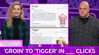 How Many Clicks on Wikipedia To Get From Groin to Tigger