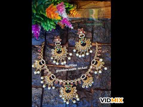 #RamyaNagendhra imitations jewellery Collections part-2