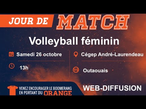 Volleyball D1 RSEQ - André-Laurendeau vs Outaouais