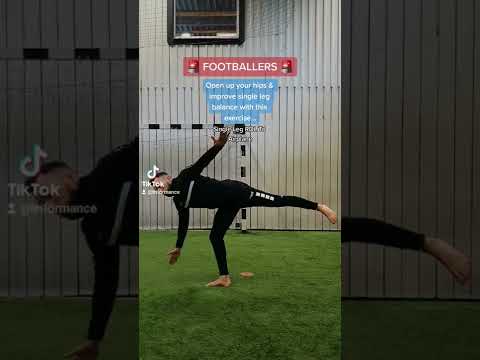 🚨 FOOTBALLERS 🚨 Improve your single leg balance with this exercise! 💪
