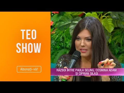 Teo Show (02.09.) - Razboi intre Paula Seling, Cosmina Adam si Ciprian Silasi! De la ce s-au luat?