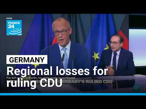 Regional losses for Germany's ruling CDU