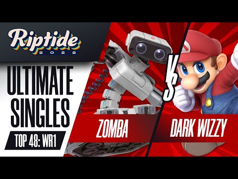 Zomba vs Dark Wizzy - Ultimate Singles Top 48: WR1 - Riptide 2022 | R.O.B vs Mario