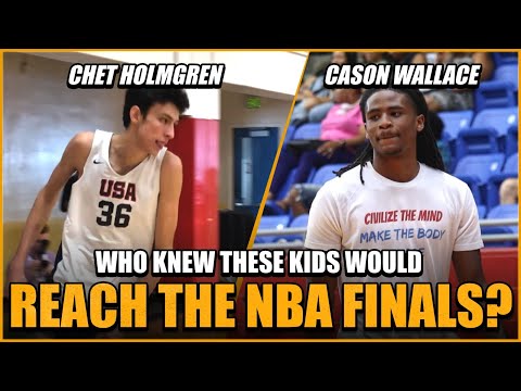 NBA Finals Rookies! Flashback to Chet & Cason DOMINATING High School 😤