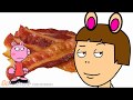 D.W. Tricks Peppa Pig Into Eating Bacon/Grounded