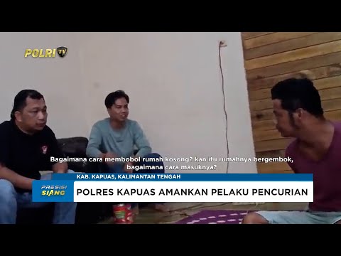 RESMOB POLRES KAPUAS AMANKAN PELAKU PENCURIAN