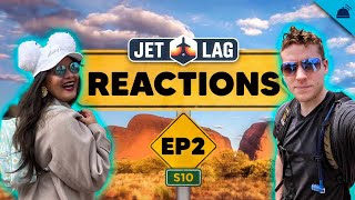Jet Lag AU$TRALIA: A Travel Game Ep 2 | First Reactions