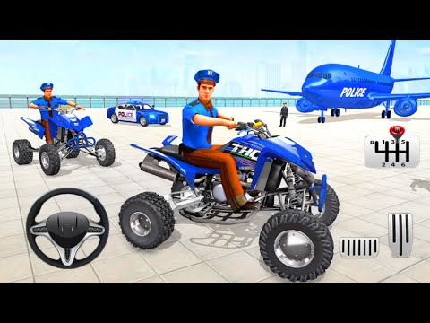 Police Formula Car ATV Bike Transport Truck - US Police Car Transport - Android Gameplay