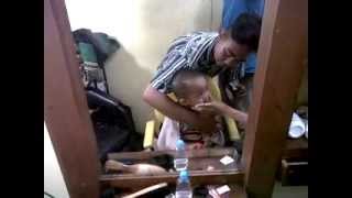 preview picture of video 'Baby Hair Cut @ D'Luck Barbershop Sampangan Semarang'