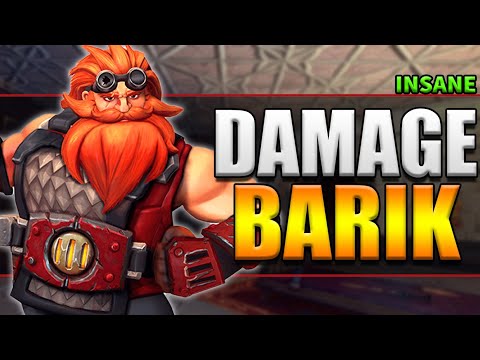 DAMAGE BARIK IS BROKEN! (125K DAMAGE) | Paladins