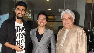 Arjun Kapoor And Javed Akhtar At The Book Launch Of ‘Me, Mia, Multiple’ In Mumbai