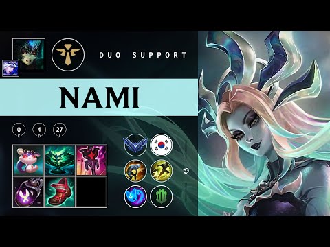 Nami Support vs Leona - KR Diamond Patch 25.24