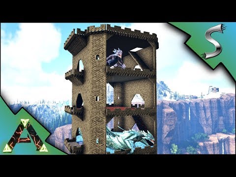 THE WYVERN TOWER! CASTLE BUILDING! - Ark: RAGNAROK [DLC Gameplay E40]