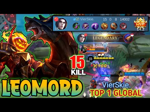 15KILL LEOMORD JUNGLER, LEOMORD BEST BUILD 2023 ! Top 1 Global LEOMORD Gameplay 2023- Mobile Legends