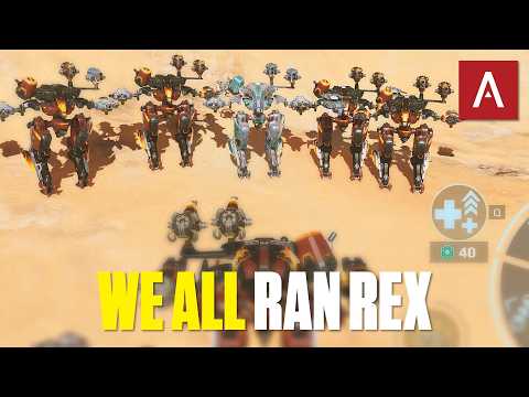 War Robots - We All Decided To Run Rex | Rex Squad Battles!