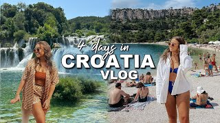 CROATIA TRAVEL VLOG 🇭🇷 4 days in split, hvar, korčula, & the krka waterfalls! (pt.1) | morgan yates