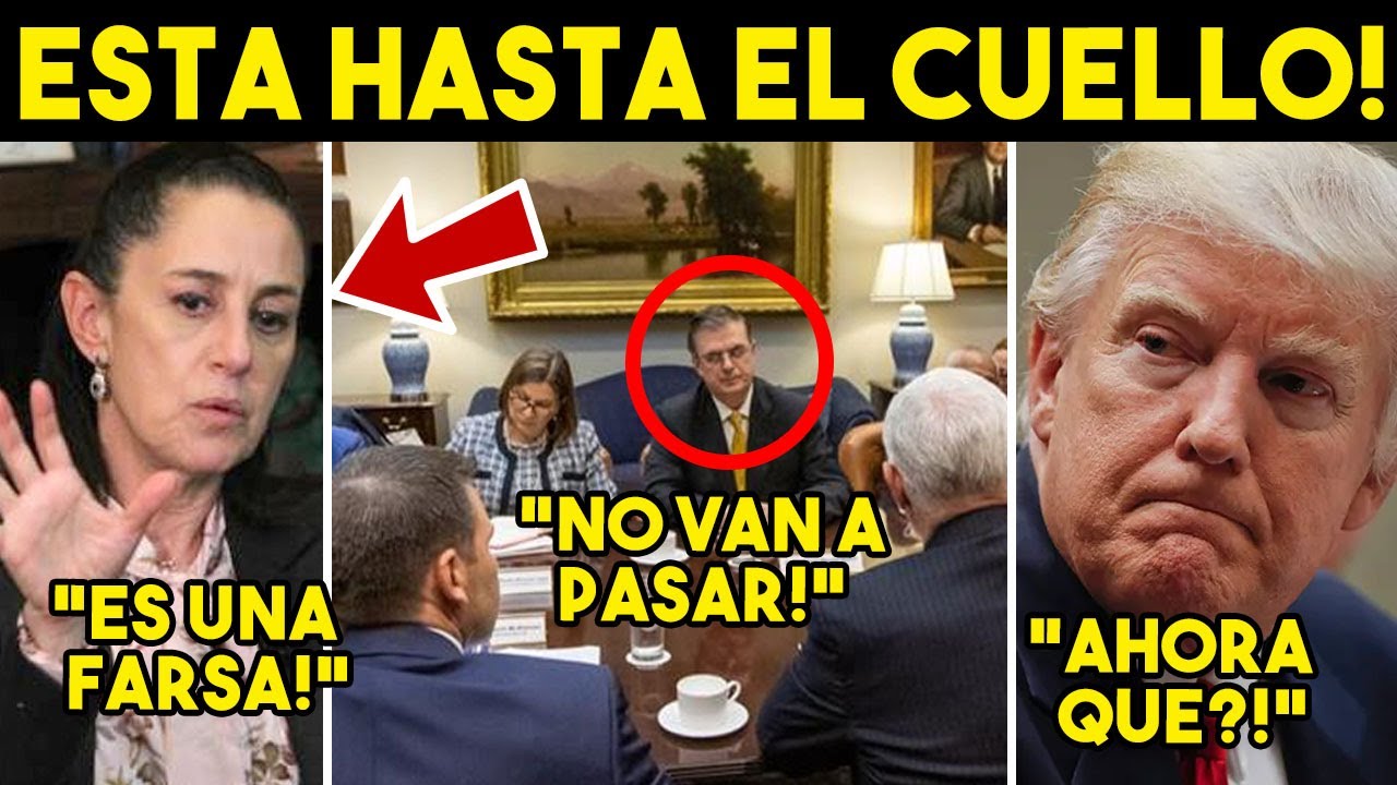 TRUMP EN SHOCK! MEXICO EXHIBE FARSA, SE CAE TRAMPA. ADIOS SANCIONES DE EU, HOY