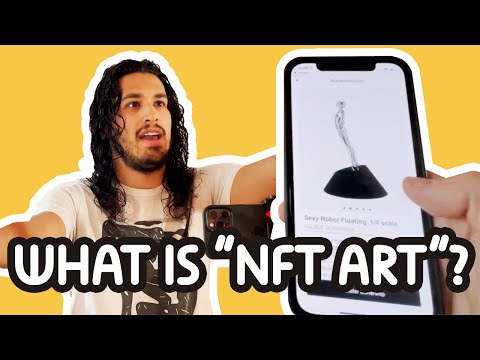 What is NFT art? I authenticate Hajime Sorayama & Javier Calleja sculptures with an app made by ZHEN