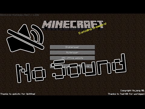 How to fix missing sound - Minecraft (All Versions)