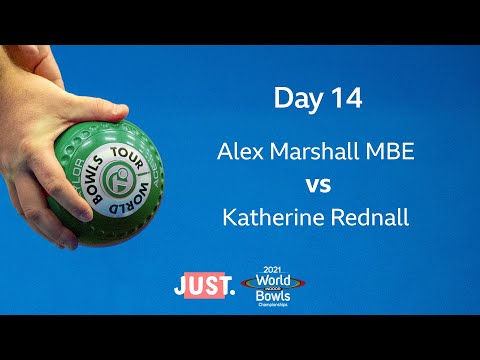 2021 World Indoor Bowls Championships - Day 14 Session 2: Alex Marshall MBE vs Katherine Rednall