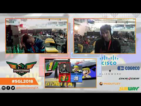 SGL 2018 - EMG.Mistake (Bayonetta) vs. IMT.RZR.ANTi (Mario) - Top 8 Qualifier
