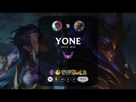Yone Mid vs Zed - KR Master Patch 13.13