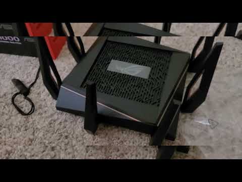 Unboxing and testing of a Asus rog rapture gt-ax11000 router