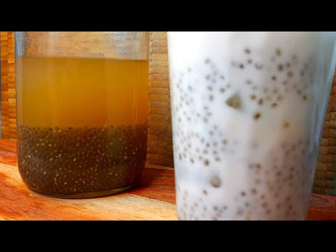 Coconut Chia Barley Tea Recipe - Vegan