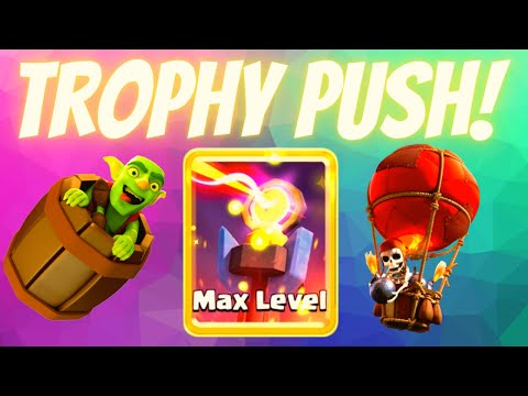Clash Royale LIVE Ladder Pushing!! - 6,000 Trophies w/ Log Bait and Royal Hogs 3m Decks