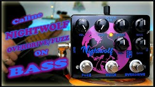 Video thumbnail for Caline DCP-08 Nightwolf Overdrive/Fuzz (Bass Demo) by Jo Bass