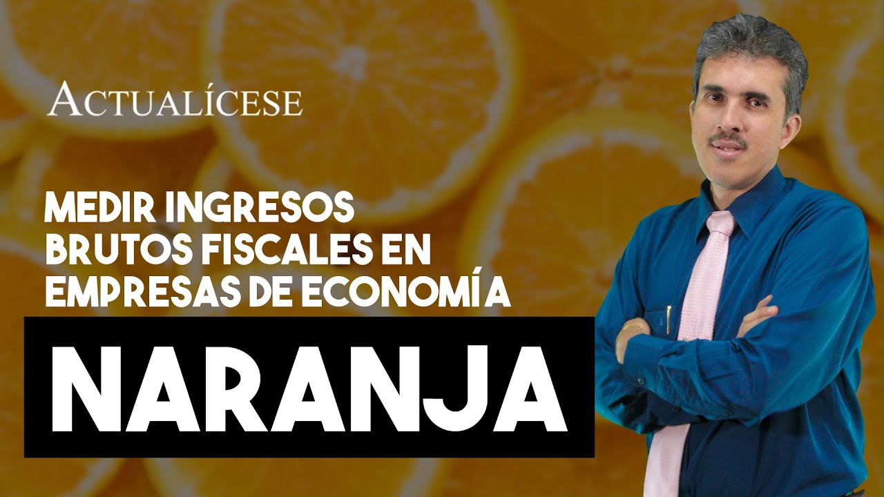 Medición de los ingresos brutos fiscales de los empleados de empresas de economía naranja