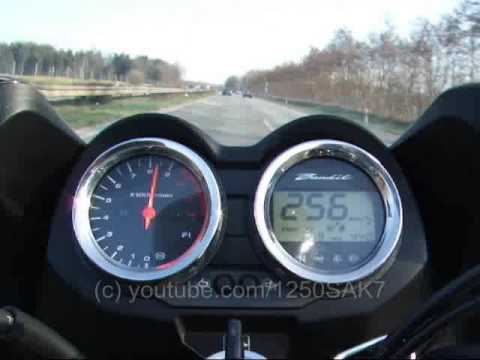 Suzuki Bandit 1250 SR Racing - top speed (part 2)
