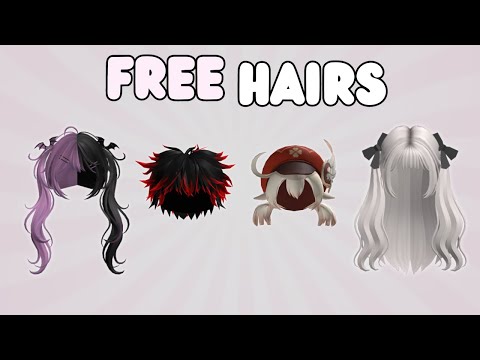 GET 20 FREE HAIRS IN ROBLOX!