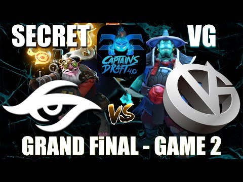 Team SECRET vs VG - CAPTAINS DRAFT 4.0 - GRAND FiNAL - BO5 - GAME 2