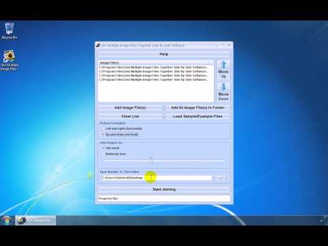 Join Multiple Image Files Together Side By Side Software
