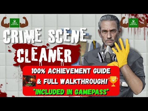Crime Scene Cleaner - 100% Achievement Guide & FULL Walkthrough! (Included In Gamepass)