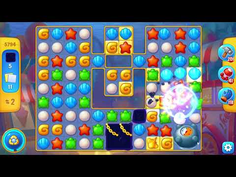 Fishdom 5794 Super Hard Level - 10 moves - NO BooSTERS