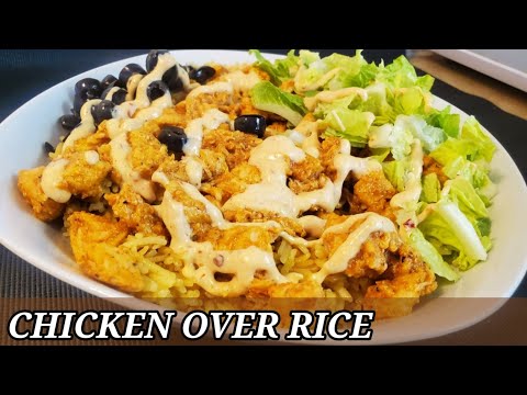 Chicken over rice Recipe By Uroosa's kitchen
