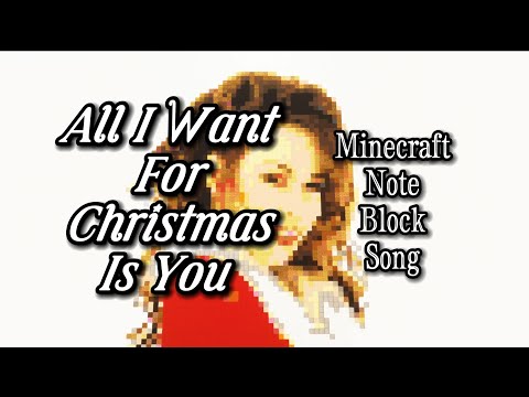 Insane Note Block Cover of X-Mas Hit by Mariah Carey in Minecraft!