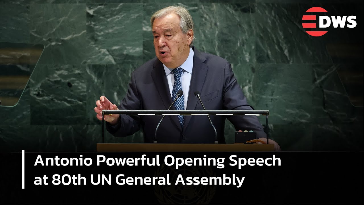 FULL SPEECH: UN Secretary-General Antonio Guterres Opens 80th General Assembly | UNGA LIVE | AC15