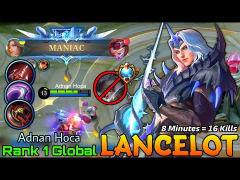MANIAC! Lancelot VS Supreme Granger! - Top 1 Global Lancelot by Adnan Hoca - Mobile Legends