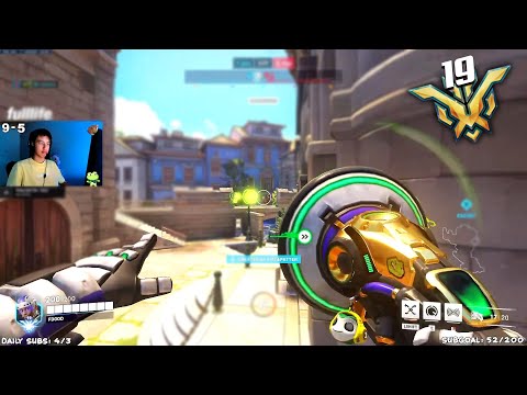 FDGOD ON FIRE - LUCIO GOD ROAD TO RANK 1! [ OVERWATCH 2 TOP 500 ]