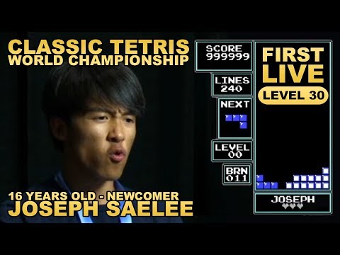 First Level 30 Live at CTWC! Joseph Saelee OWNS Tetris Qualifiers - CTWC 2018