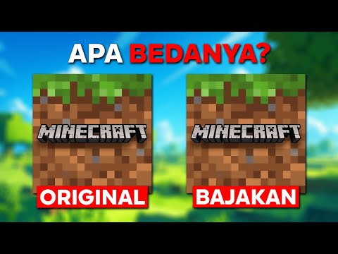 Perbedaan Minecraft Original dan Bajakan Ditahun 2024!! Apasih Bedanya?