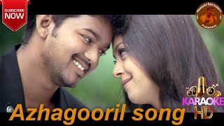 Azhagooril song karaoke hq with lyrics vijay thirumalai spb sujathamohan vidyasagar